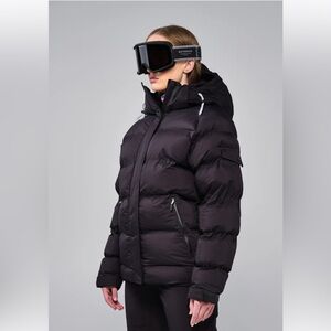 WHITESPACE Women’s XS Black INSULATED PUFFY PARKA JACKET